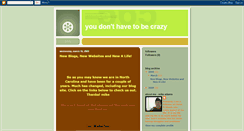 Desktop Screenshot of donthavetobecrazy.blogspot.com