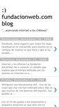 Mobile Screenshot of fundacionweb.blogspot.com