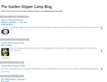 Tablet Screenshot of goldenslippercamp.blogspot.com