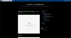 Desktop Screenshot of mundoasombroso.blogspot.com