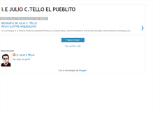 Tablet Screenshot of iejulioctelloelpueblito.blogspot.com