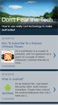 Mobile Screenshot of dontfearthetech.blogspot.com