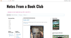 Desktop Screenshot of notesfromabookclub.blogspot.com