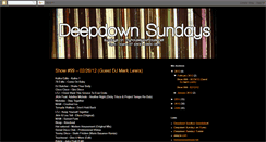 Desktop Screenshot of deepdownsundays.blogspot.com