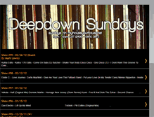 Tablet Screenshot of deepdownsundays.blogspot.com