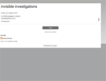 Tablet Screenshot of invisible-life.blogspot.com