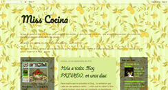 Desktop Screenshot of miscocina.blogspot.com