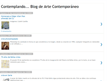 Tablet Screenshot of contemplandoartecontemporaneo.blogspot.com