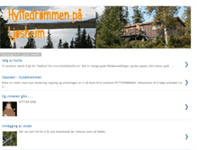 Tablet Screenshot of hyttedrommen.blogspot.com