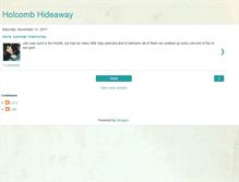 Tablet Screenshot of holcombs.blogspot.com