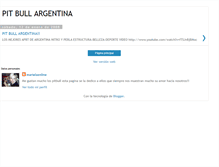 Tablet Screenshot of pitbull-argentina.blogspot.com