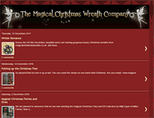 Tablet Screenshot of magicalchristmaswreaths.blogspot.com