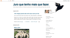 Desktop Screenshot of juro-que-tenho-mais-que-fazer.blogspot.com