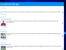 Tablet Screenshot of laesenciadelgol.blogspot.com