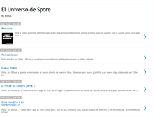 Tablet Screenshot of eluniversodespore.blogspot.com
