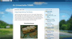 Desktop Screenshot of anunreachabledream.blogspot.com