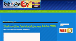 Desktop Screenshot of eurovision2010-oslo.blogspot.com