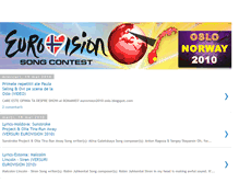 Tablet Screenshot of eurovision2010-oslo.blogspot.com