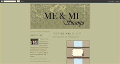 Desktop Screenshot of meandmistamps.blogspot.com