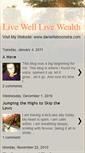 Mobile Screenshot of livewelllivewealth.blogspot.com