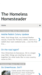 Mobile Screenshot of homelesshomesteader.blogspot.com