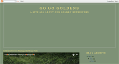 Desktop Screenshot of gogogoldens.blogspot.com