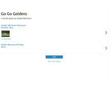 Tablet Screenshot of gogogoldens.blogspot.com