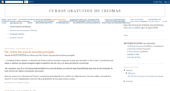 Desktop Screenshot of idiomasgratuitos.blogspot.com