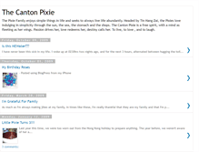 Tablet Screenshot of cantonpixie.blogspot.com