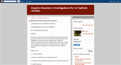 Desktop Screenshot of claustroacademicosderecho.blogspot.com