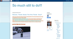 Desktop Screenshot of 4monthsandsomuchstilltodo.blogspot.com