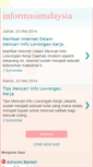 Mobile Screenshot of informasimalaysia.blogspot.com