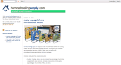 Desktop Screenshot of homeschoolingsupply.blogspot.com