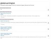 Tablet Screenshot of globalwarmingism.blogspot.com