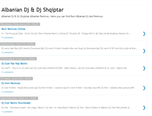 Tablet Screenshot of albanian-dj.blogspot.com