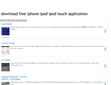 Tablet Screenshot of iphoneapp4all.blogspot.com