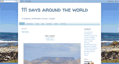 Desktop Screenshot of 111daysaroundtheworld.blogspot.com