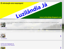 Tablet Screenshot of luzilandiaja.blogspot.com