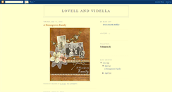 Desktop Screenshot of lovellandvidella.blogspot.com