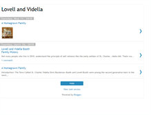 Tablet Screenshot of lovellandvidella.blogspot.com