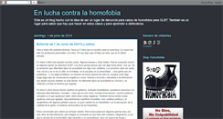 Desktop Screenshot of enluchacontralahomofobia.blogspot.com