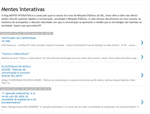 Tablet Screenshot of mentesinterativas.blogspot.com