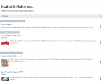 Tablet Screenshot of istatistiknotlarim.blogspot.com