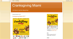 Desktop Screenshot of cranksgivingmiami.blogspot.com