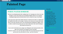 Desktop Screenshot of paintedpage.blogspot.com