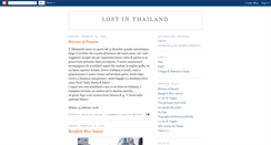 Desktop Screenshot of lostinthailand06.blogspot.com