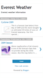 Mobile Screenshot of everestweather.blogspot.com