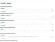Tablet Screenshot of kris--junior.blogspot.com
