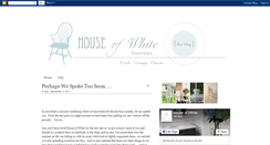 Desktop Screenshot of houseofwhiteinteriors.blogspot.com