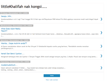 Tablet Screenshot of littlecaliph.blogspot.com
